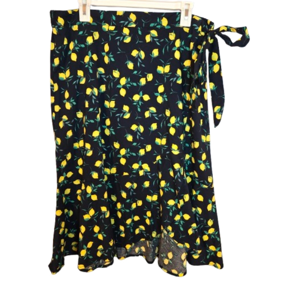 Banana Republic Factory Ruffled Lemon Skirt